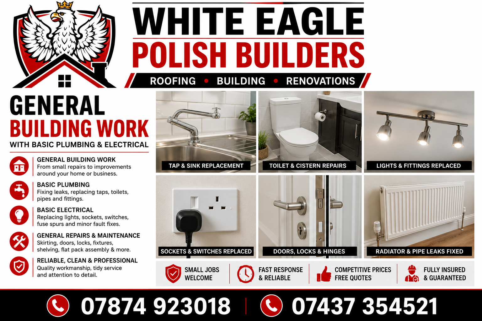 General Building Work — White Eagle Polish Builders