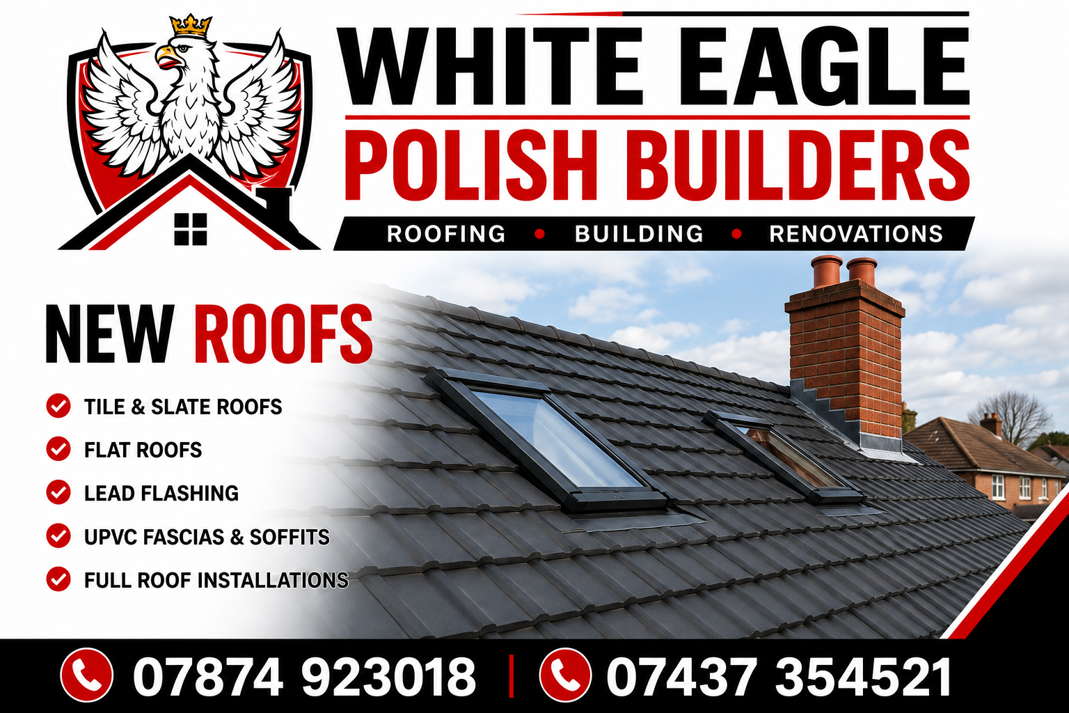New Roofs — White Eagle Polish Builders